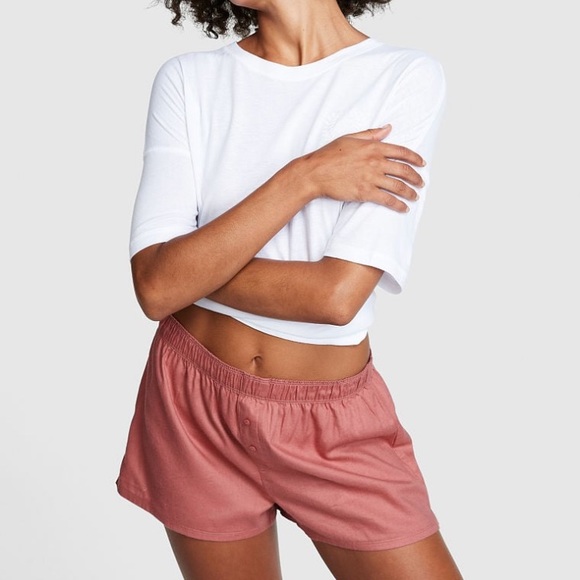 🔥VS Pink lounge pajama sleep boxer shorts sz XXL NWT - Picture 4 of 6